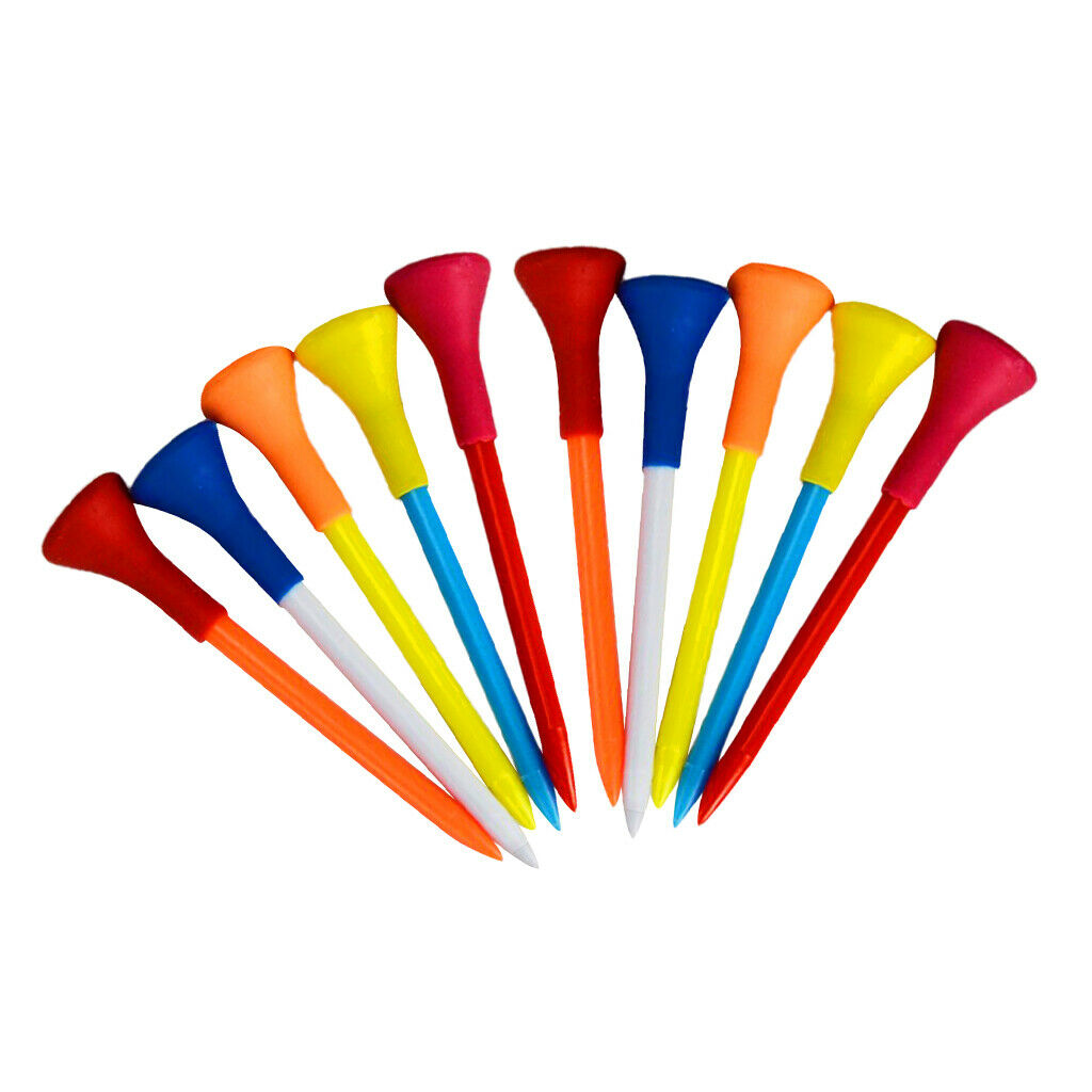 10 Pieces / Set Durable Golf Tees, Golfer Exercise Equipment, Golf