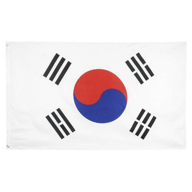 Large South Korea Flag Polyester the Korean National Banner 90*150cm NV Ad