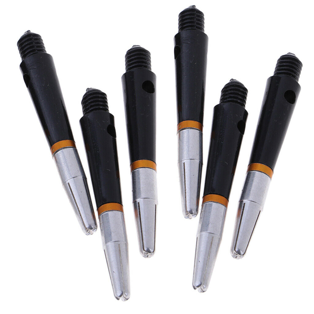 6 Pieces Alloy Arrow Shaft Rotatable Arrow Arrow Replacement Parts Gear 2BA