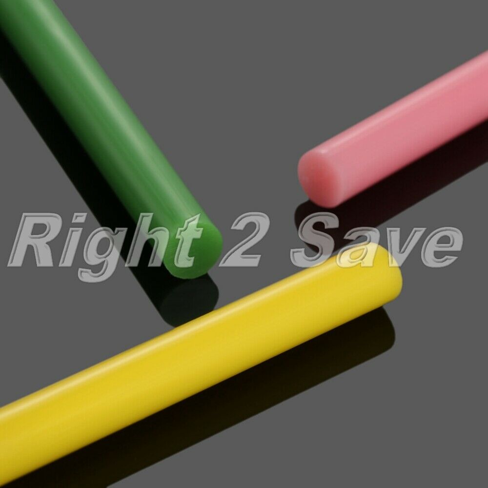 50Pcs 7mm*100mm Hot Melt Glue Gun Sticks EVA Glitter Powder 10 Colour DIY Crafts