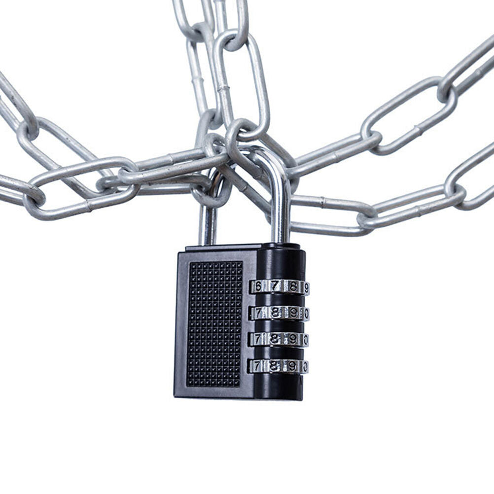Combination Padlock Lock Gym, School Locker, Sheds, Toolboxes Various Coloul Qx