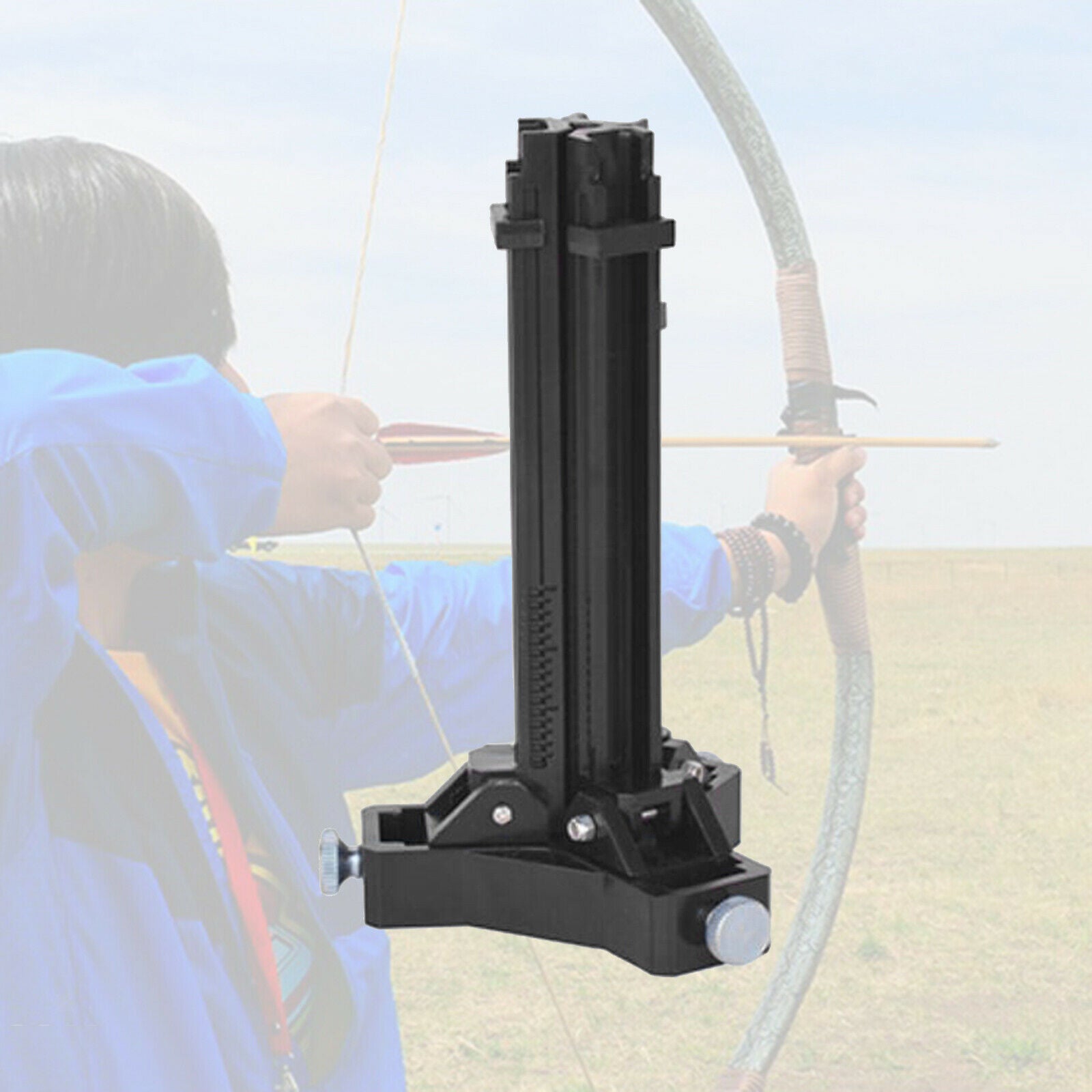 Fletching Jig, Plastic Adjustable Archery Arrow Fletching Jig Feather Stick Tool