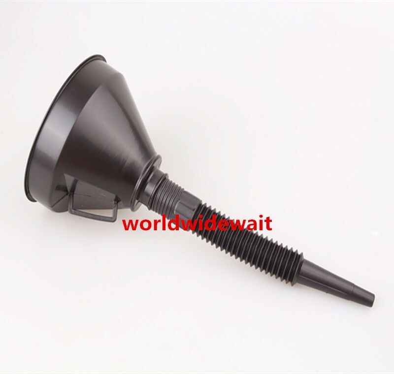 Engine Oil Funnel 17cm Gasoline Kerosene Car Extension Hose Rigid Plastic