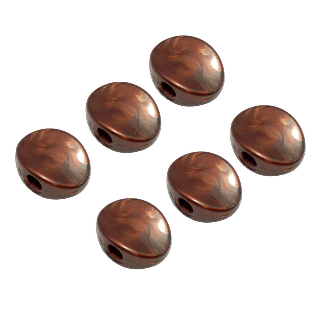 6 pieces spare machine heads, tuning pegs, buttons for guitar, coffee