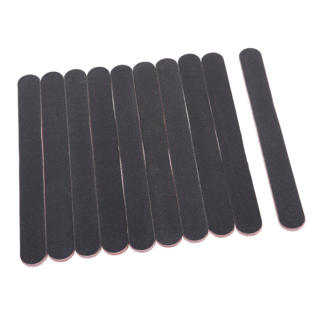 10Pc Double Side Sanding Polishing Burnishing Nail Art Nail Files Tool Kit