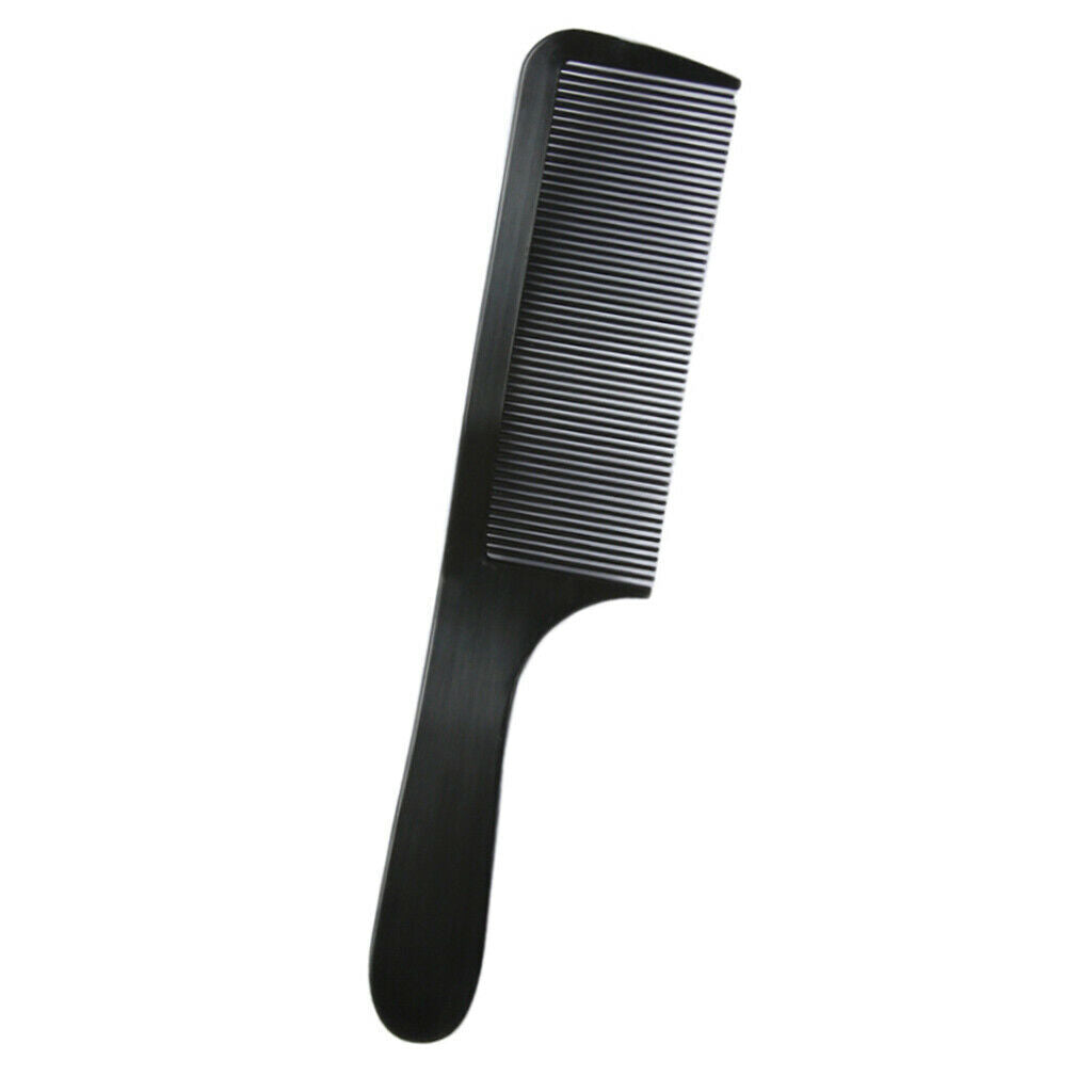 2Pcs Pro Curved Hair Clipping Cutting Comb Barber Salon Round Top For Men