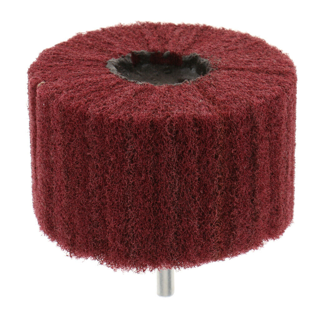 50x80mm Nylon Fiber Abrasive Polishing Buffing Fiber Flap Sanding Disc Red