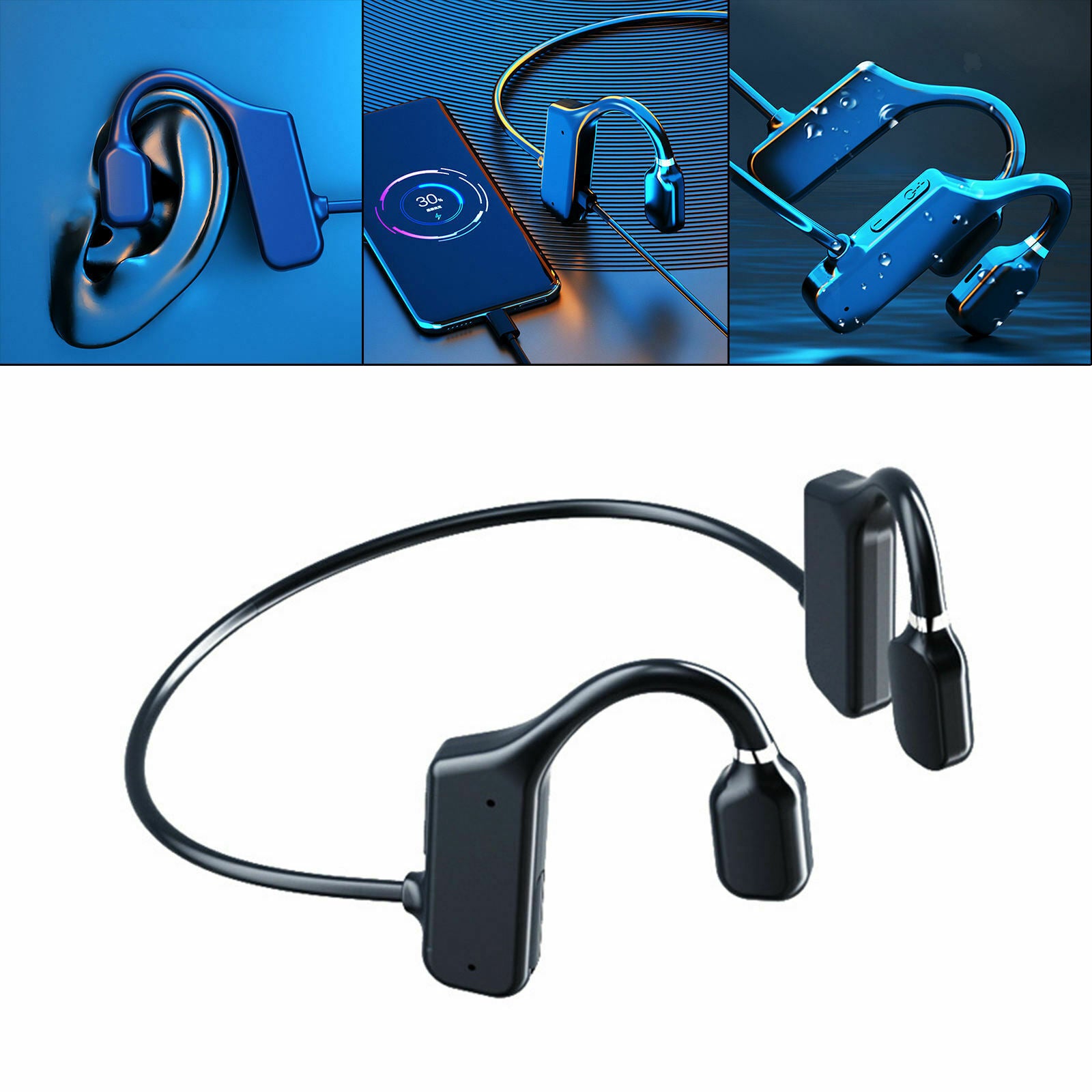 Open Ear Bluetooth Earbuds Bone Conduction Sport Earphones for Fitness