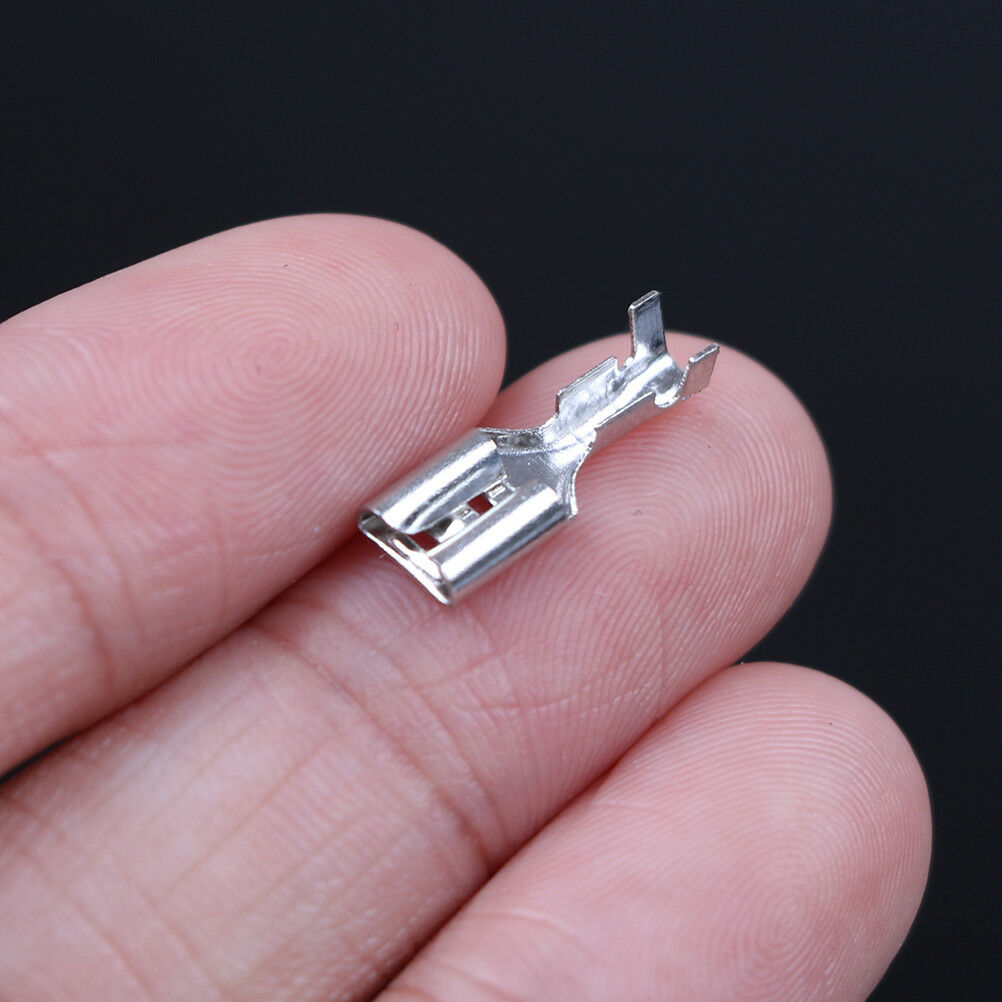 100x 2.8mm Crimp Terminals Female Spade Connectors 22 Kt