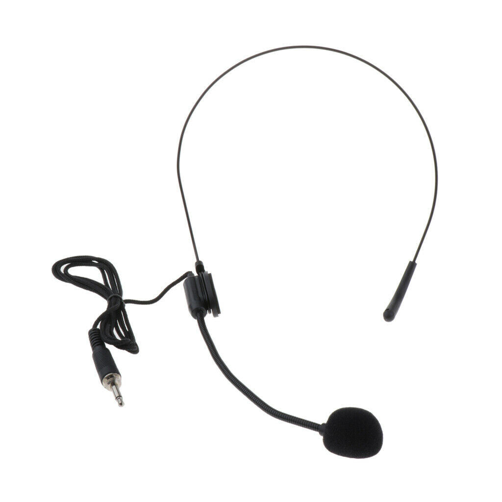 1/8" (3.5mm) Headset Microphone Condenser System for Speakers Broadcasting