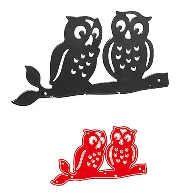 Owls Metal Cutting Dies Stencils DIY Scrapbooking Album Paper Card Making