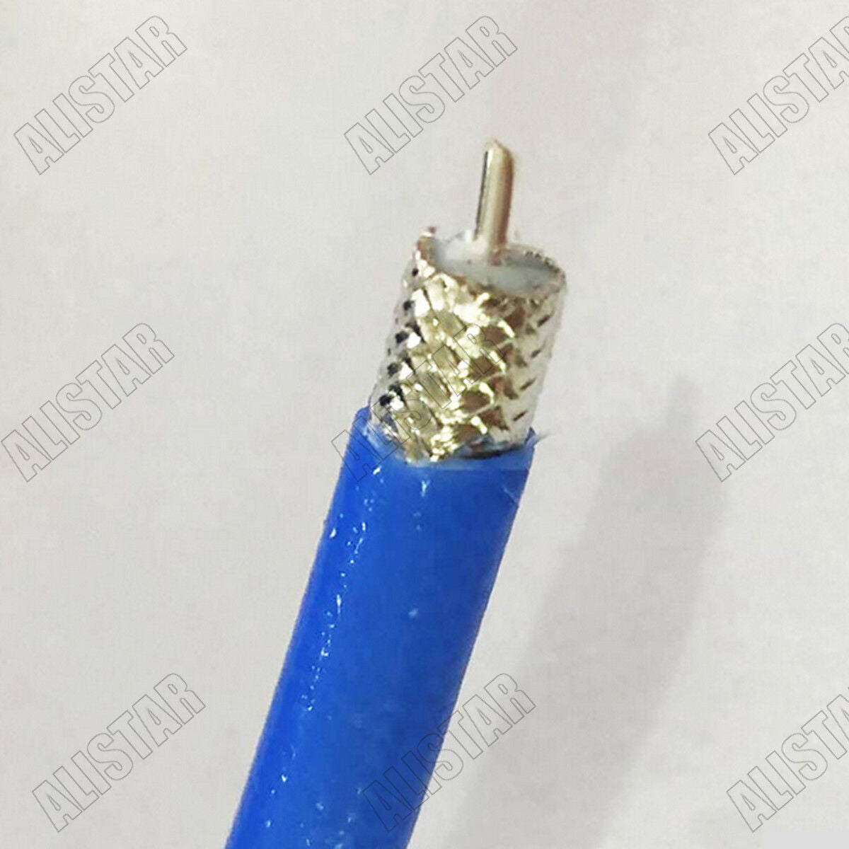 1M 3Ft RF Semi-Flexible RG401 Coaxial Cable RG-401 Blue Jacket Protector 50ohm
