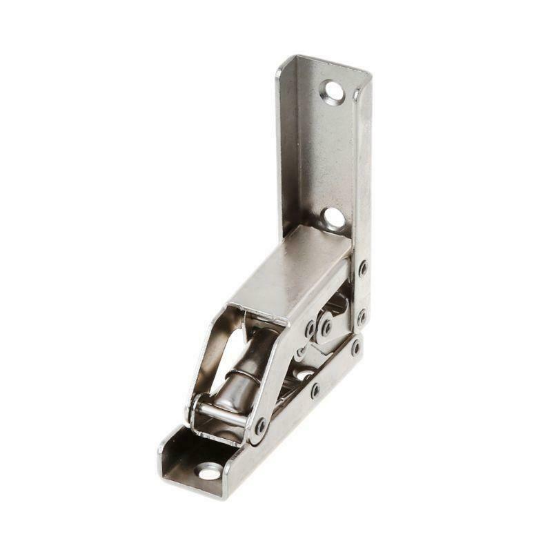 90 Degree Folding Door/Shelf Hinge Hidden Bracket Table Holder Furniture Parts