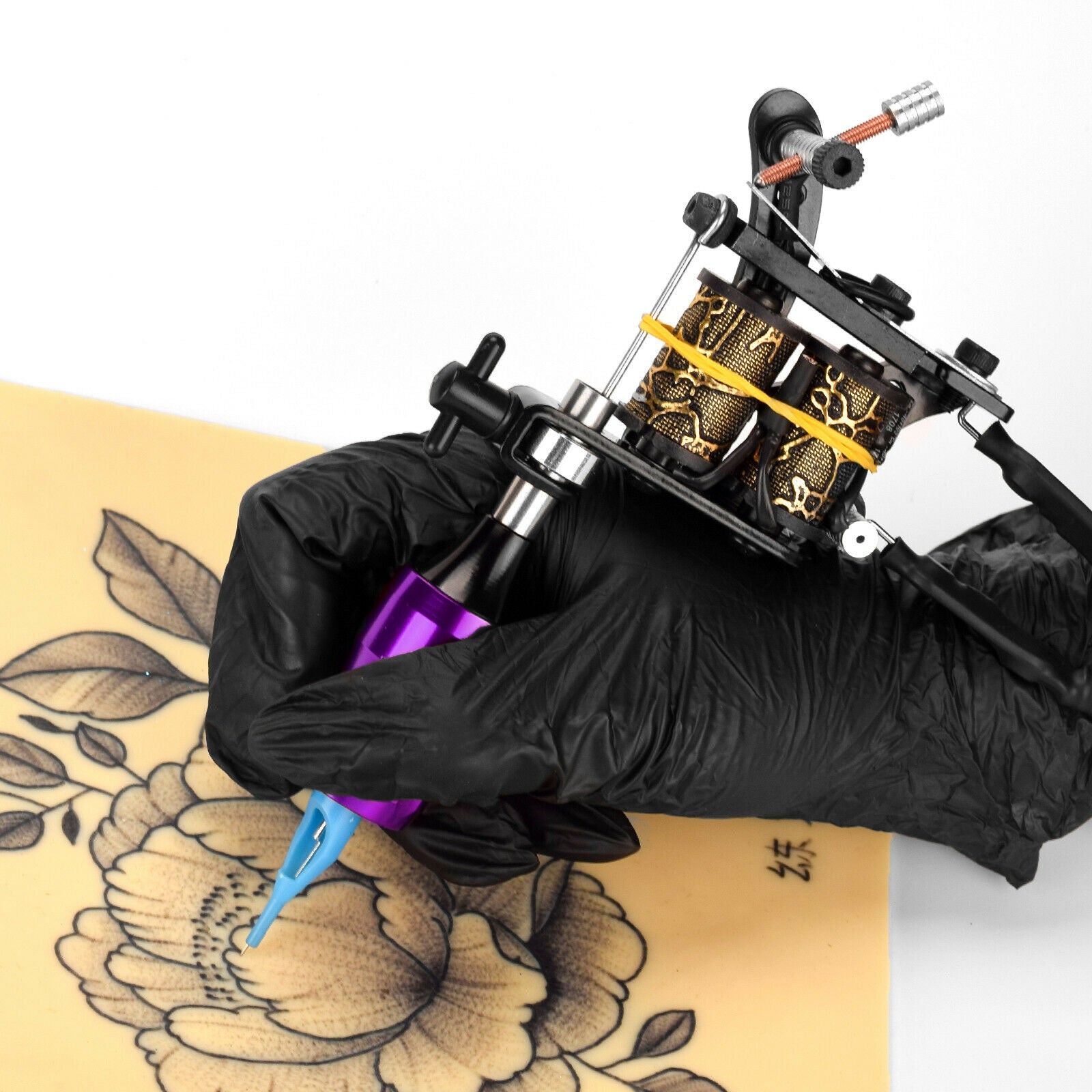 24MM Five-Claw Tattoo Machine Handle for 2MM Screw Ordinary Long Needle Nozzle