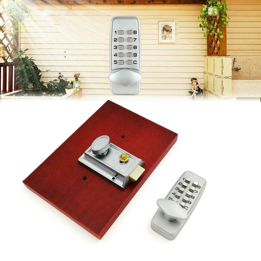Waterproof Mechanical Digital Door Lock Button Keypad Keyless Code Combinat Lock
