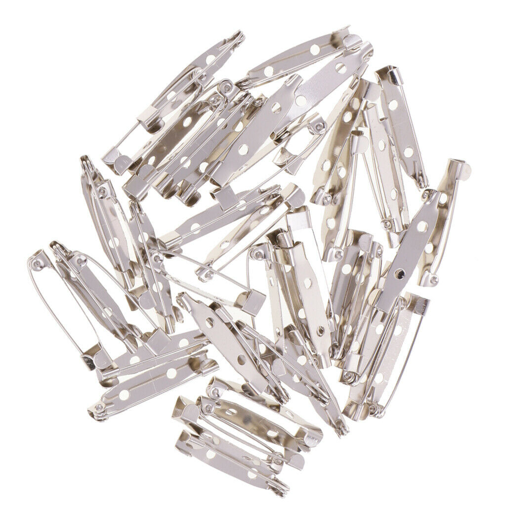 200 Pieces Metal Bar Pins Brooches for Jewelry Making Crafts Findings 2cm