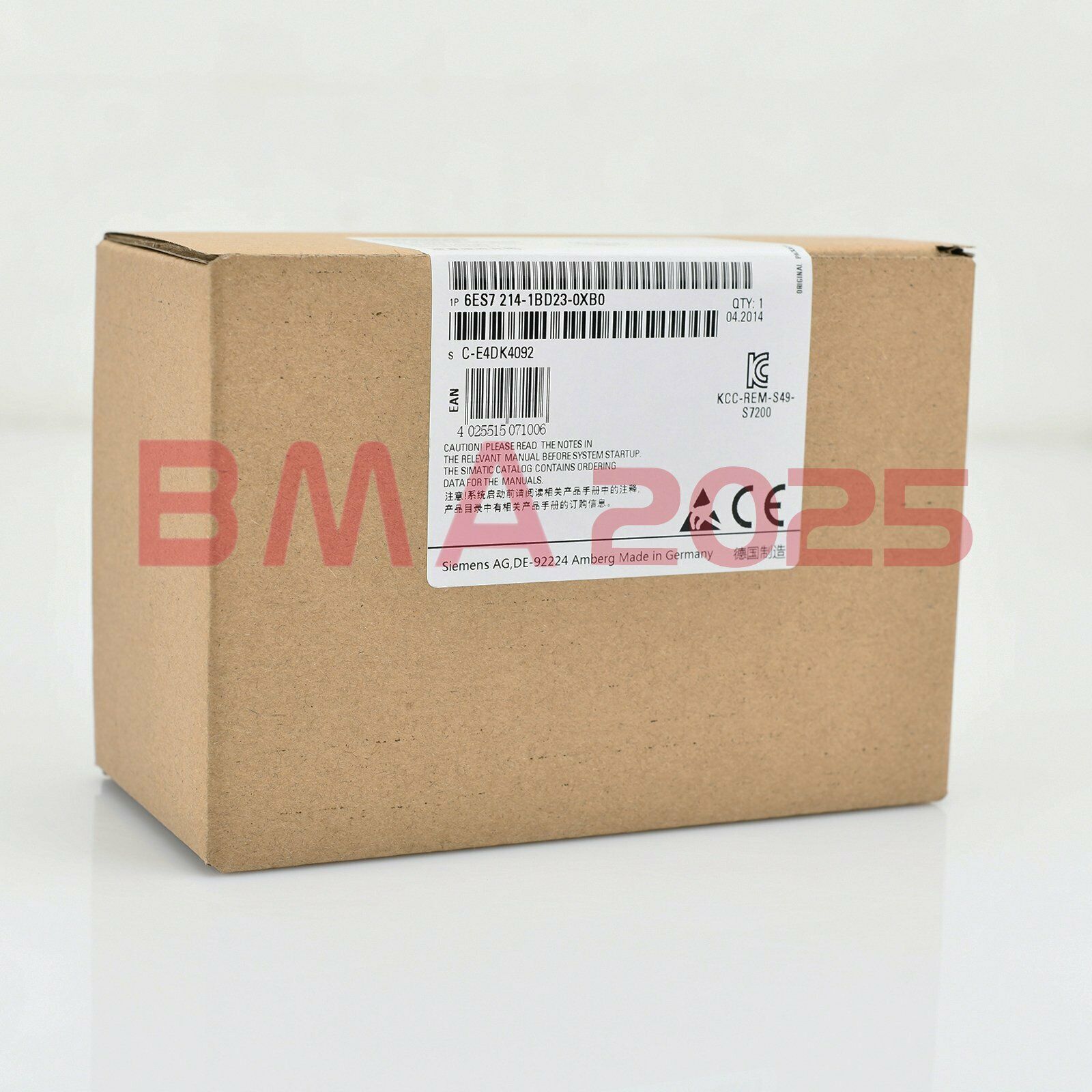 1PC New 6ES7 214-1BD23-0XB0 One year warranty DHL Free Ship SM9T