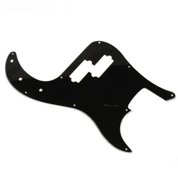Black 3 Ply 9 Holes Pickguard PVC Anti-scratch For Precision Bass Guitar Parts