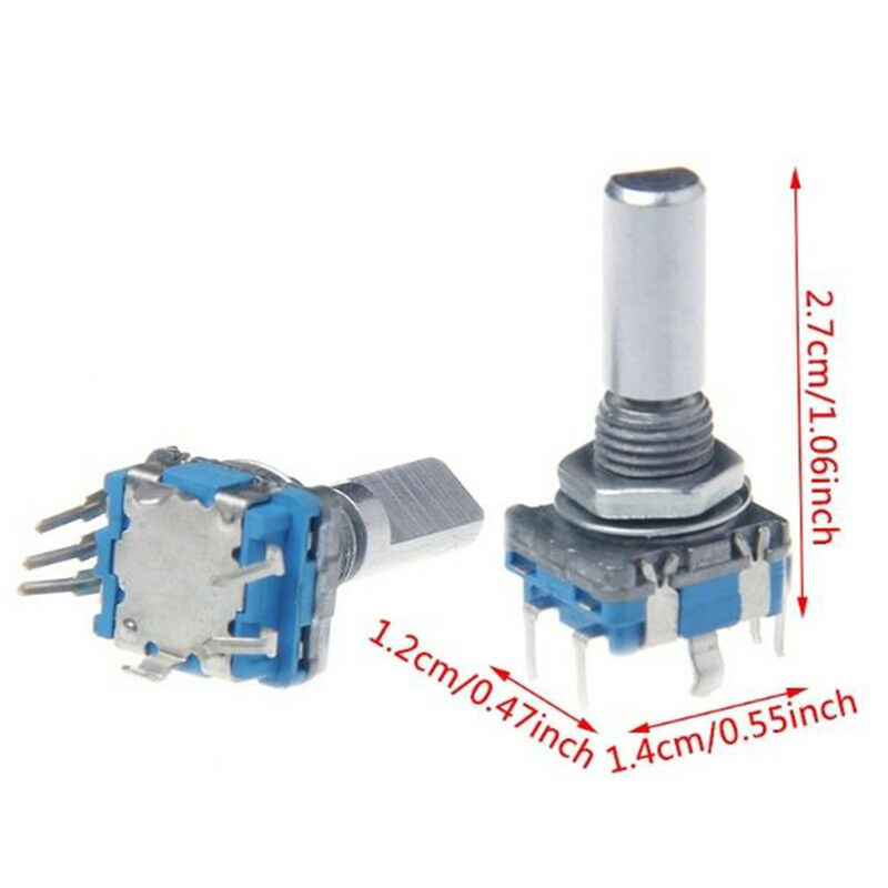 5PCS Rotary Encoder With Switch EC11 Audio Digital Potentiometer Handle..l8