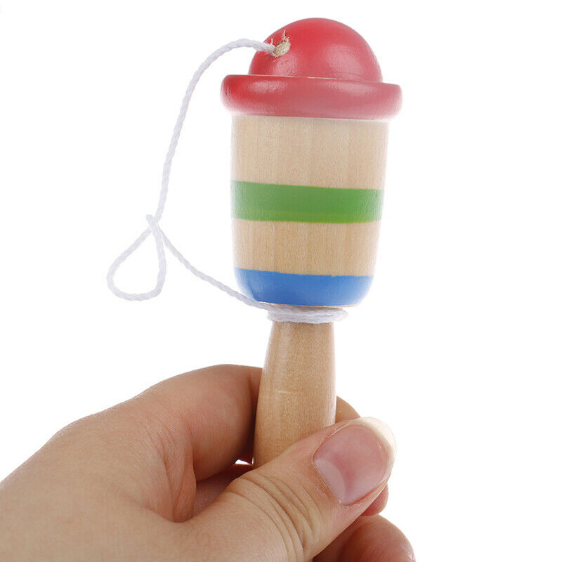 Kids Anti Stress Simple Wooden Cup Ball Toys for Children Outdoor Funny G.l8
