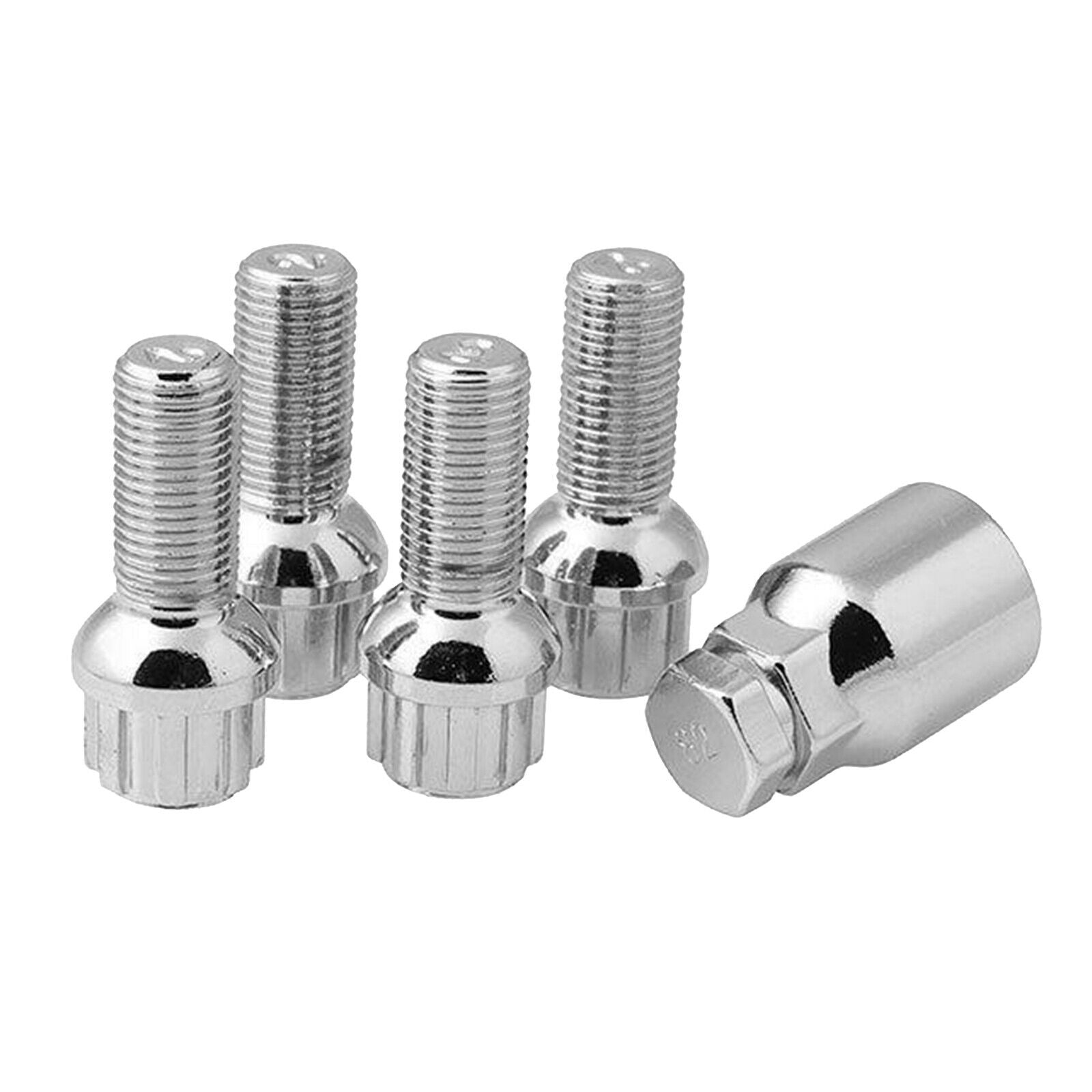 5pcs Wheel Locking Bolts Fit for VW GOLF Passat Scirocco Touran M14x1.5