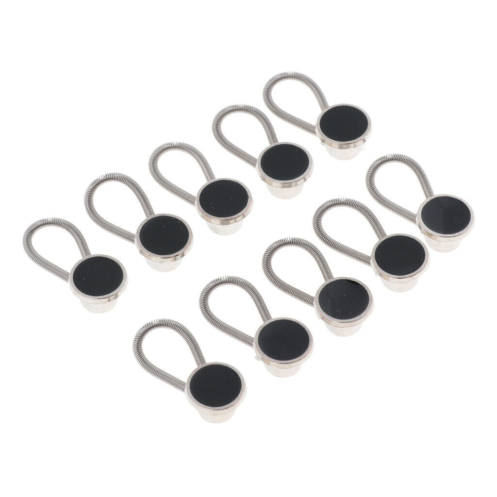 20x Metal Collar Button Extender Womens Suits Jeans Trouser Black, White