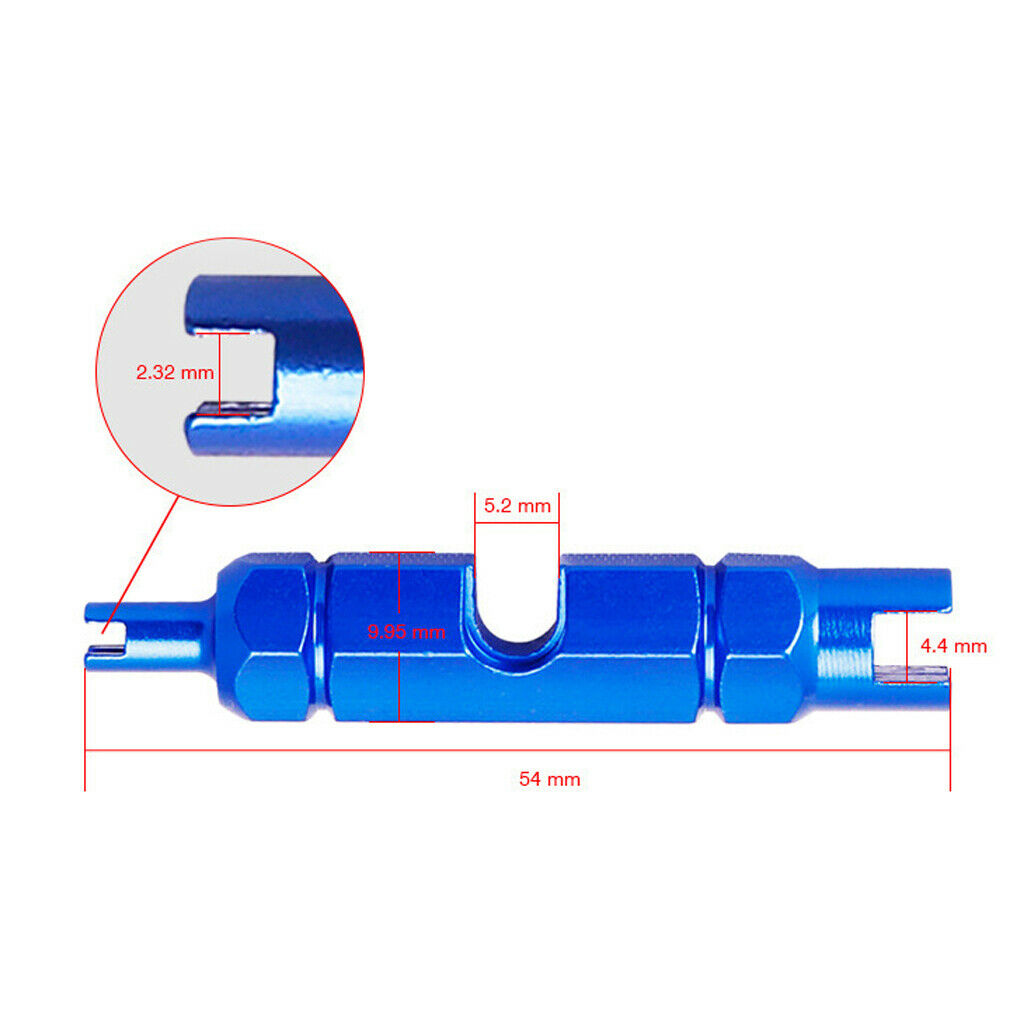4 Multi-function Valve Core Remover Wrench Mountain Bike Accessories Black