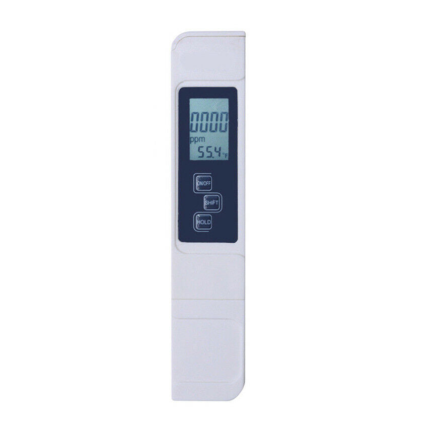 New TDS EC Meter Temperature Tester pen 3 In1 Func. Conductivity Water Quality