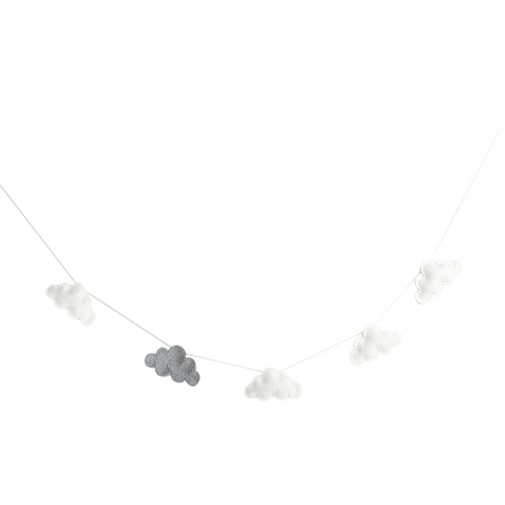 Set of 2 Bedroom Clouds Garland Decor For Christmas Wedding Decoration