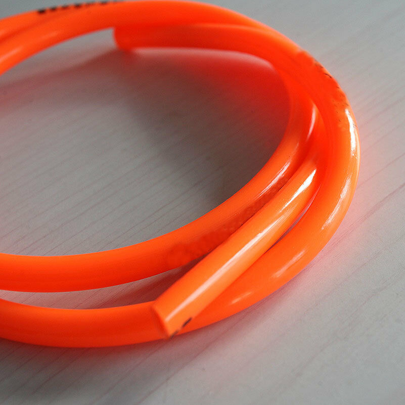 Motorcycle Bright color  Fuel Line 8mm 30“ Orange Fuel Gas Hose Tube 3c-f .l8