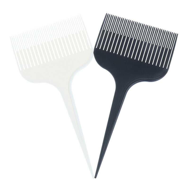 2 Pcs Hair Dye Highlighting Teasing Hairdressing Comb With Tail And Wide .l8