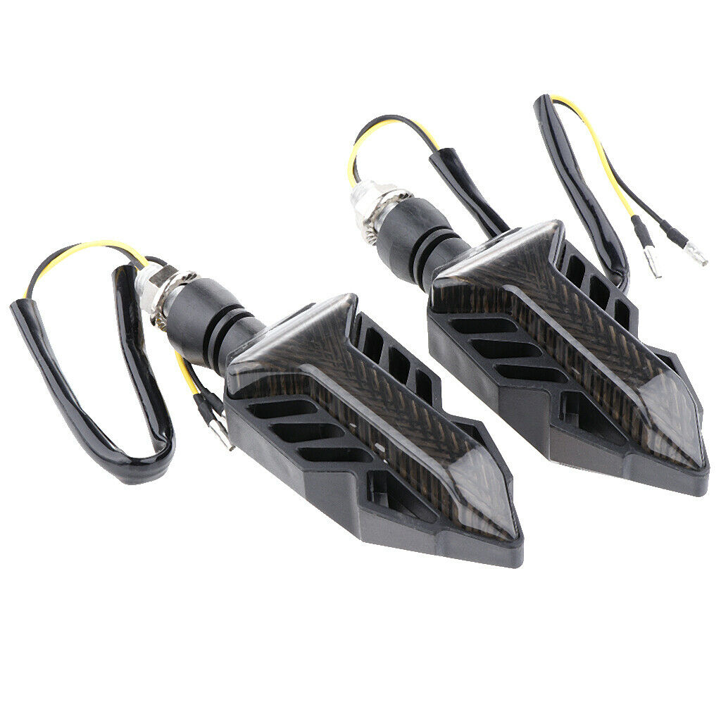 Flowing Water Running Lamp Turn Signal Light for Motorcycle Black + Red