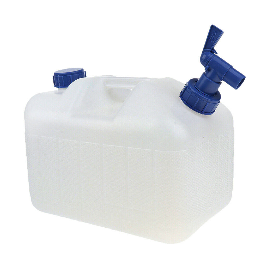 10L Water Container Plastic Water Carrier Tank Outdoor Food Grade Drinking Water