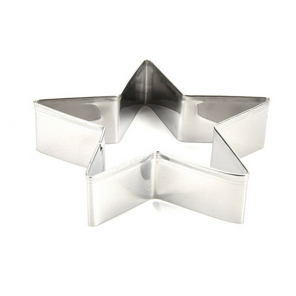 Stars Buscuit Cookie Cake Jelly Metal Cutter Tin Mould Baking DIY Tools Set