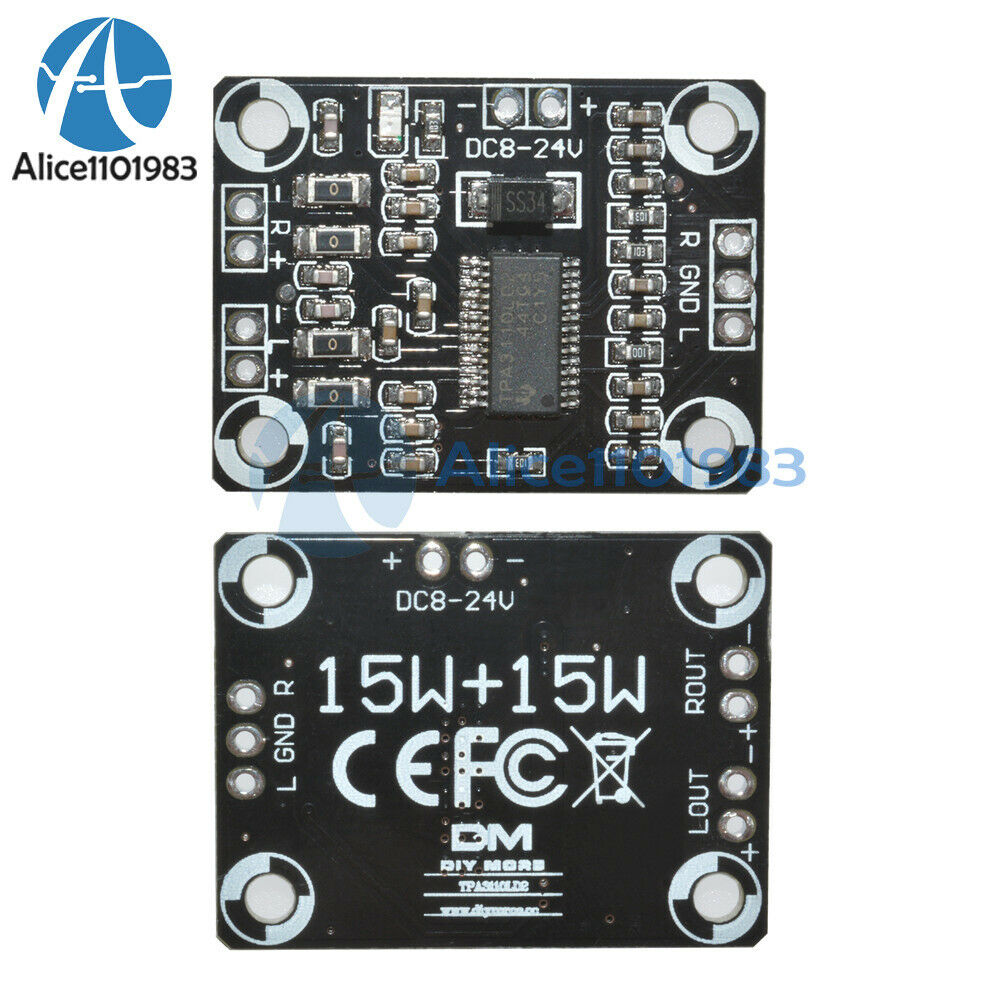 TPA3110 2X15W Digital Audio Stere Amplifier Module Board Mini Binaural DIY