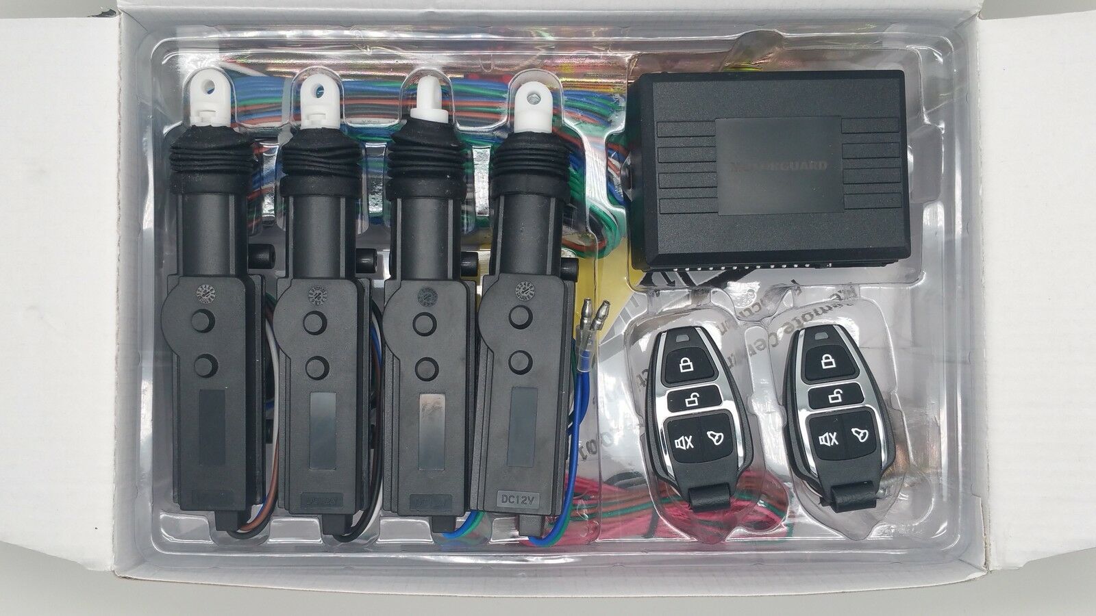 2/4 DOOR UNIVERSAL CENTRAL LOCKING COMPLETE KIT BRAND NEW 12 VOLTS FITS ANY CAR