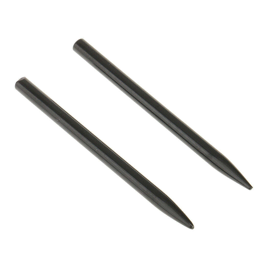 2pcs Stainless Steel Paracord Fids Needles Lacing Stitching Tool Black