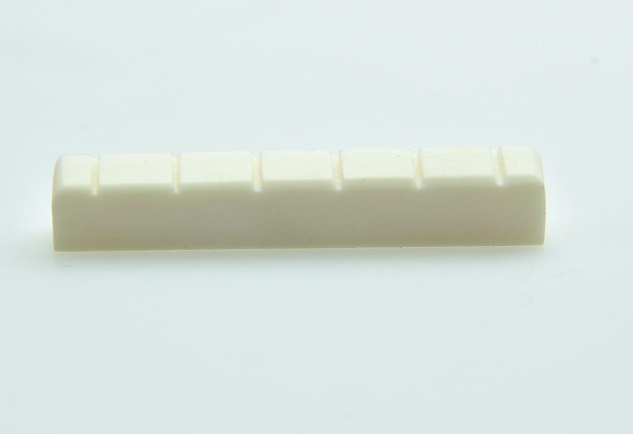 52mm Pure Bone Nut Slotted Guitar Bone Nut for Classical Guitars 52x6x8.5/9