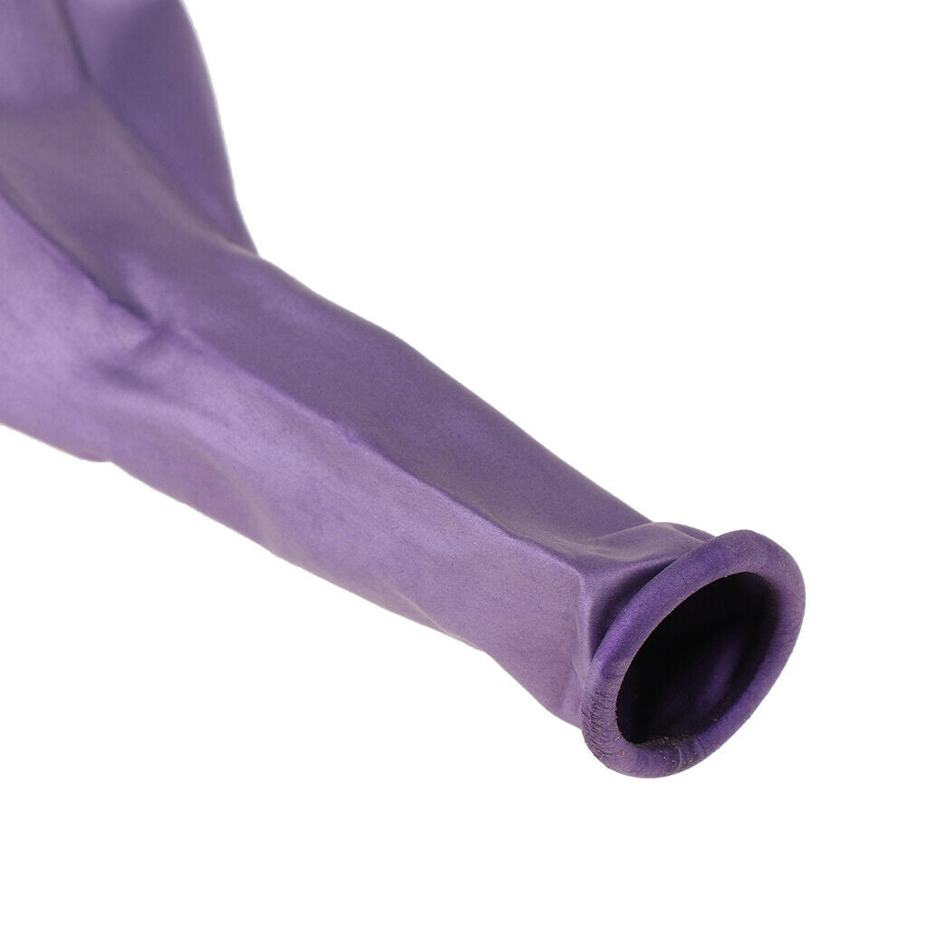 50pcs Metallic Balloons Latex Balloons Wedding Party Supplies 12 inch Purple