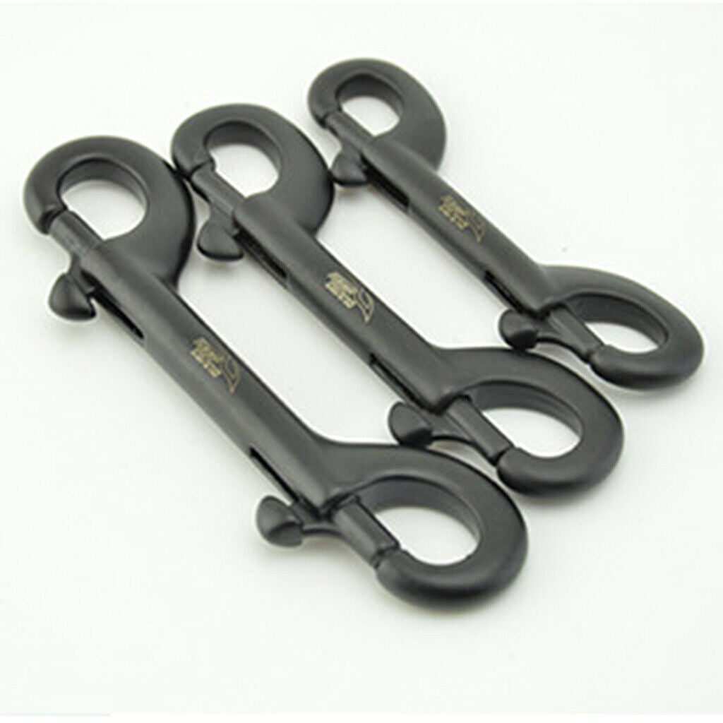 Scuba Diving Stainless Steel Double Ended Bolt Snap Buckle Metal Clip 90mm