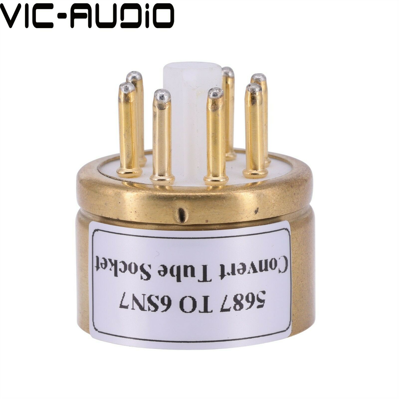 1PC Convert Tube Socket 5687 TO 6SN7 6N8P Vacuum Tube Adapter Socket DIY Audio