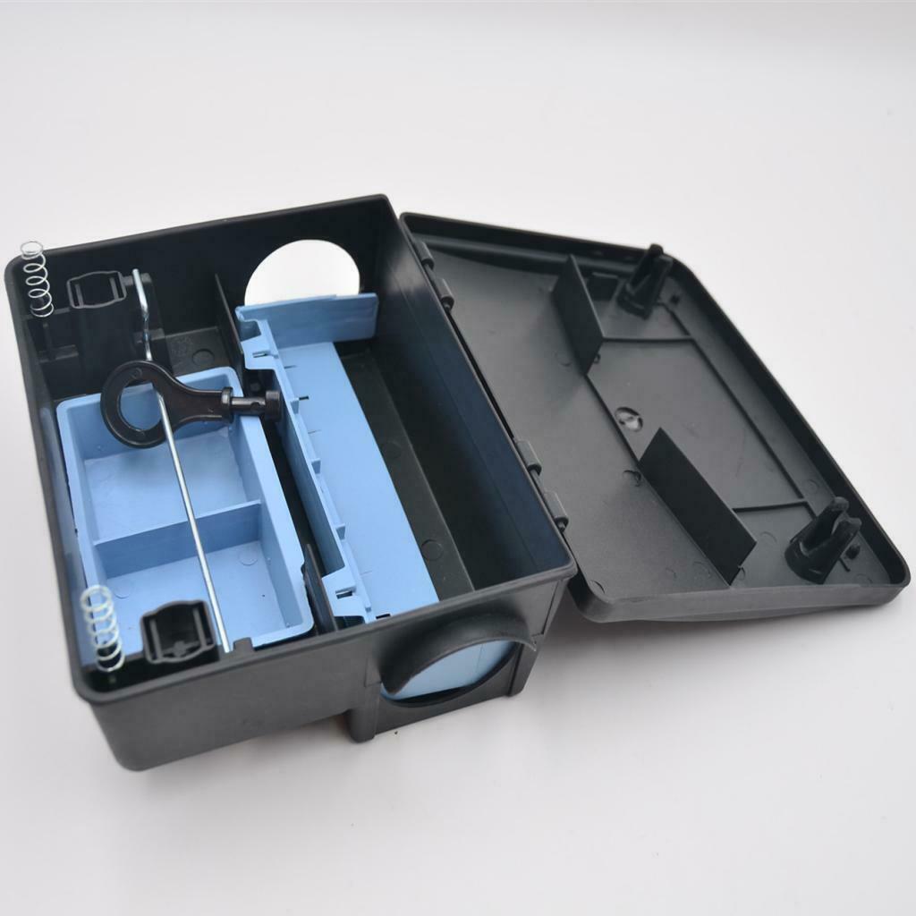 Mouse Rodent Rat Bait Station Tunnel Box Lockable Grain for Home Hotel Yard