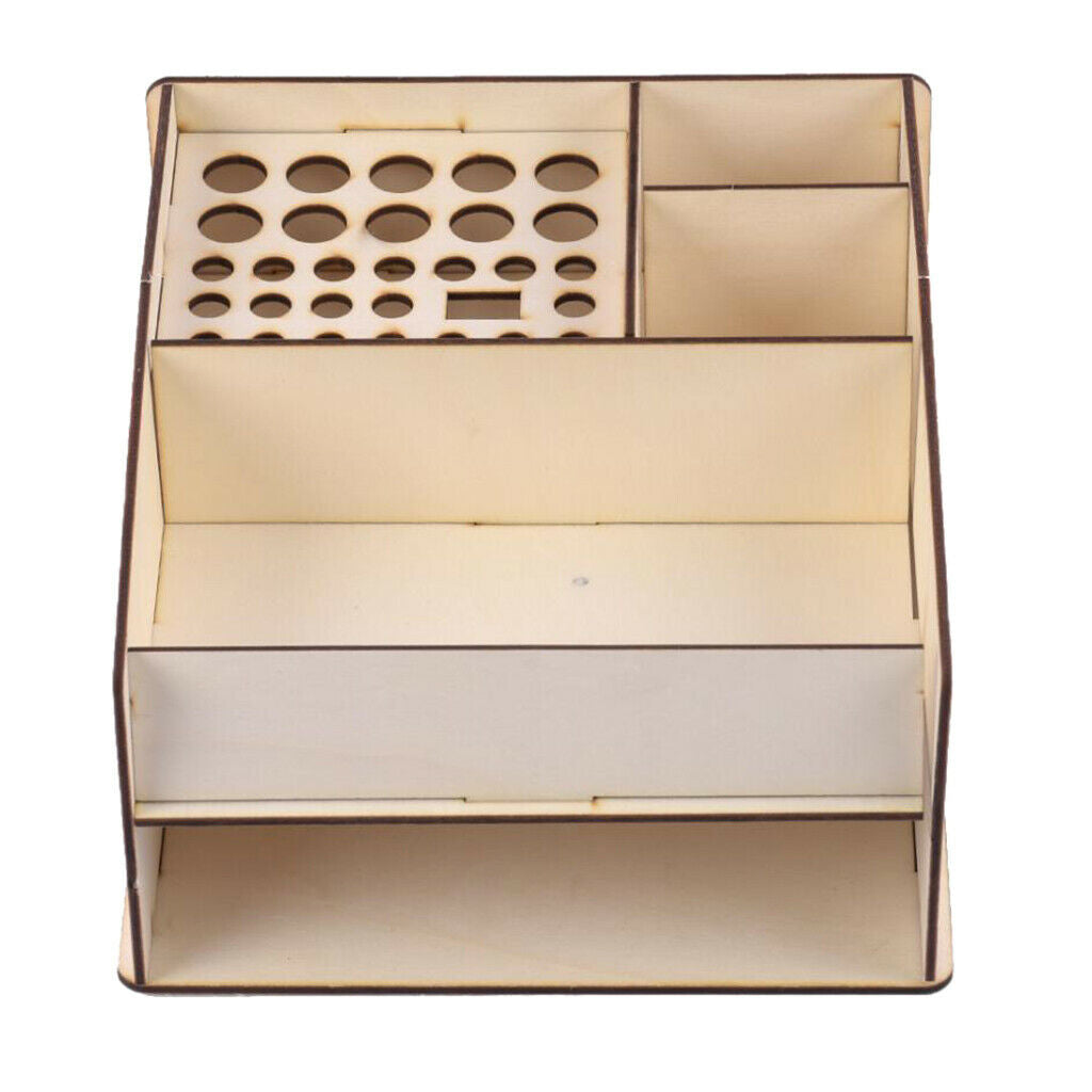 Wooden Paint Pigment Ink Bottle Moduler Tool Holder Stand Organizer Shelf