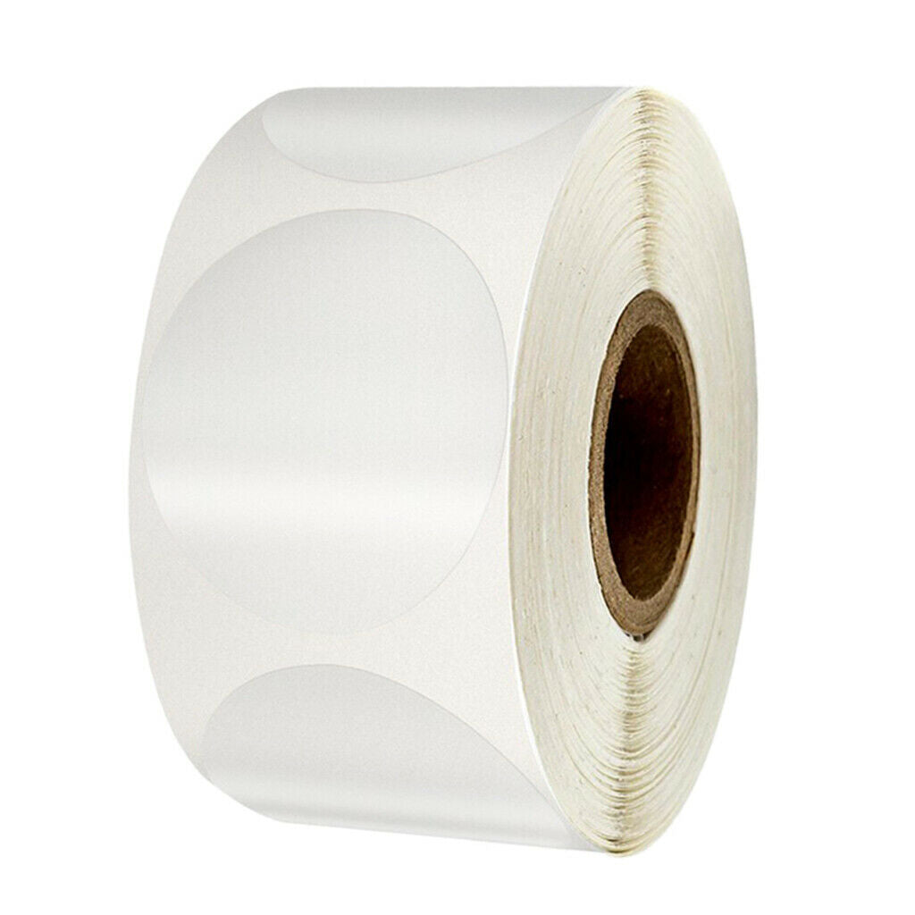 500Pcs/Roll Kraft Paper Stickers Handmade Labels Tags Food Scrapbooking