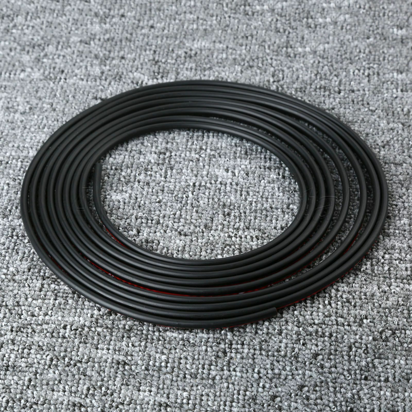 Car Door 5m Black Moulding Trim Strip Edge Guard Cover Scratch Crash Protector
