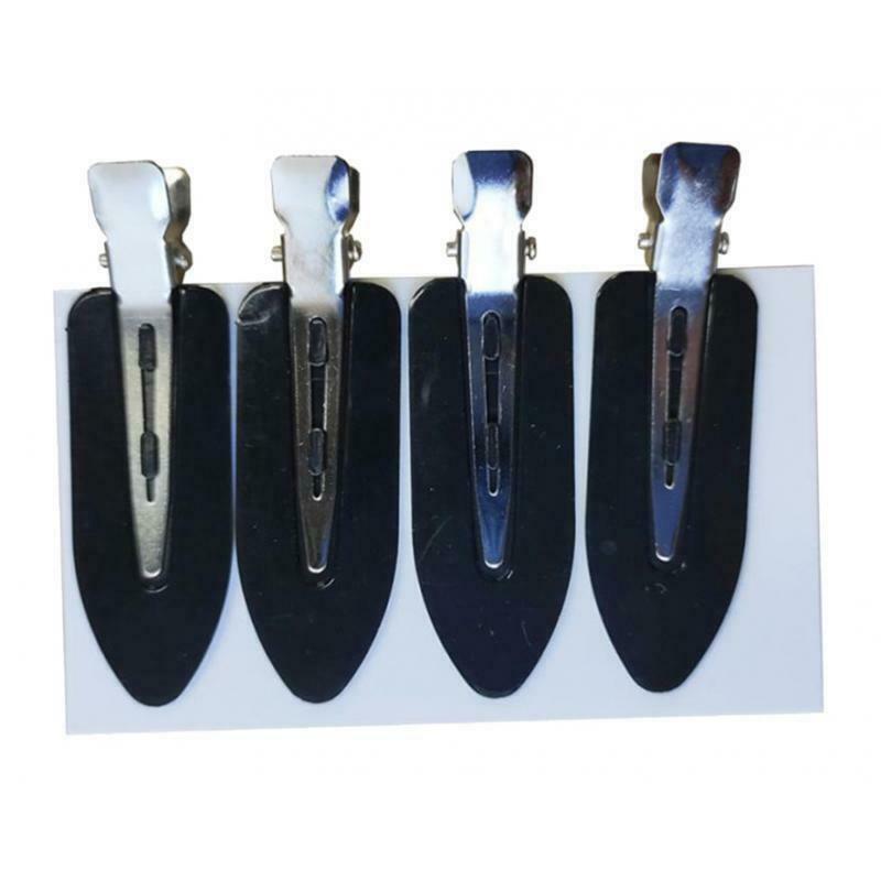 100x Disposable Hair Cutting Cape Cloth Clear Salon Gowns Apron + 4x Clips