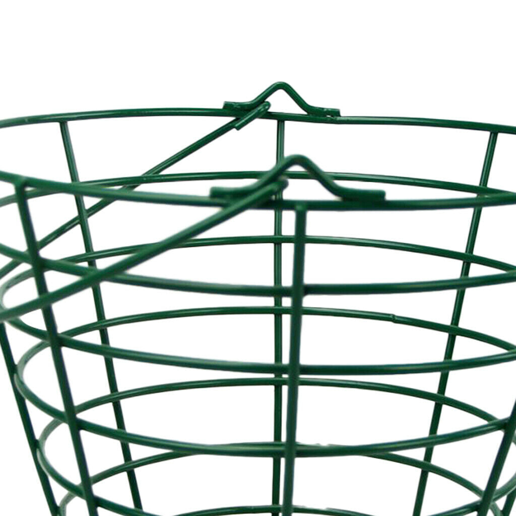 Anti-rust Golf Ball Metal Basket Container for Golf Clubs Range Practice Green