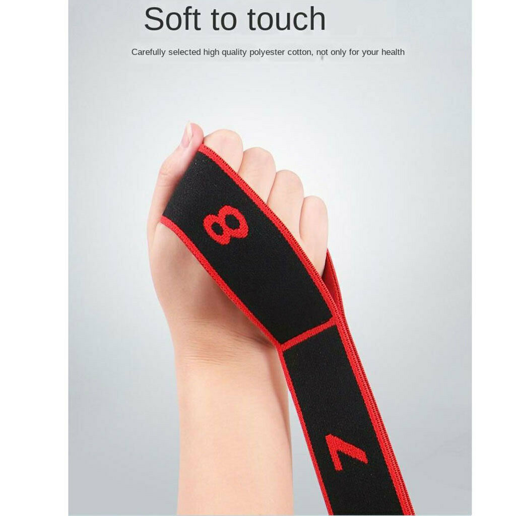 Yoga Stretch Sport Strap Flexible Loops Pilates Belt Exercise Stretching Tool