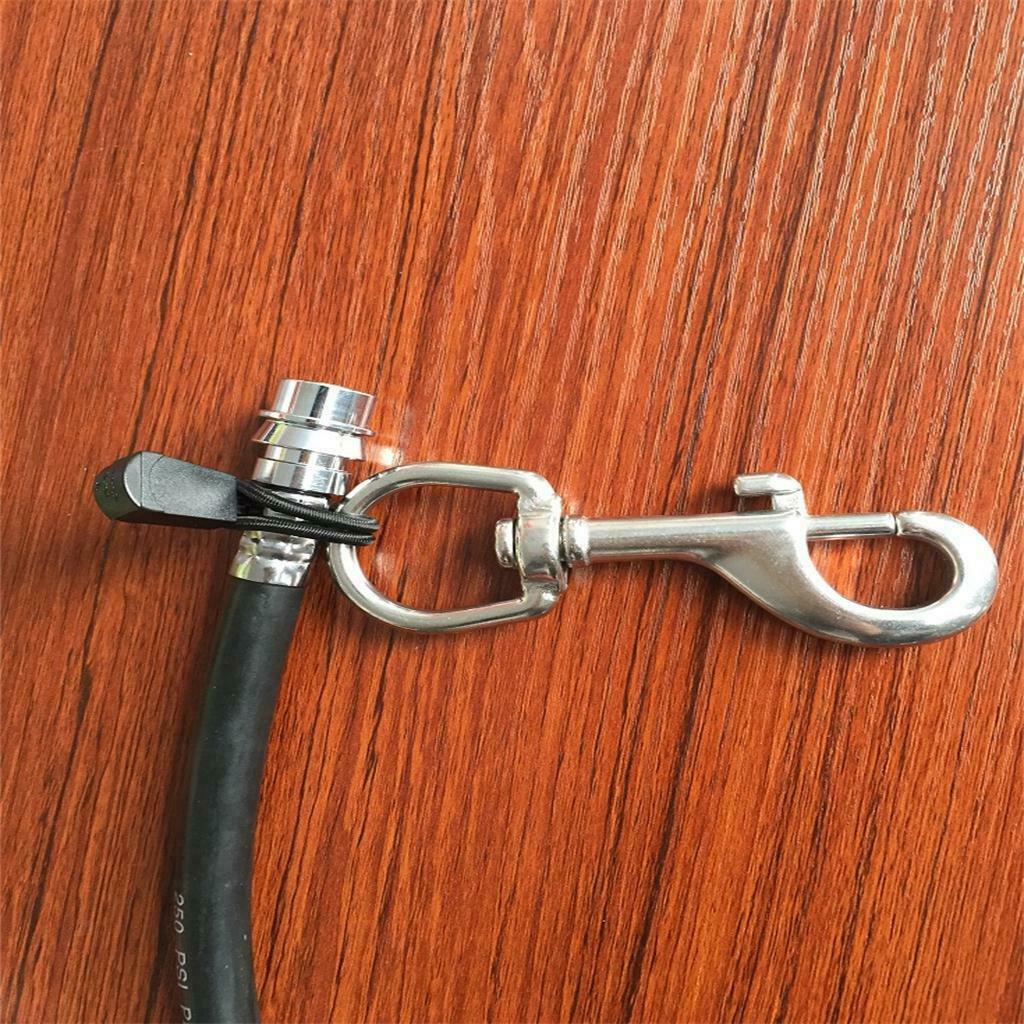 6cm Diving Hose Holder Gauges Secure Retainer Keeper Accessories Black