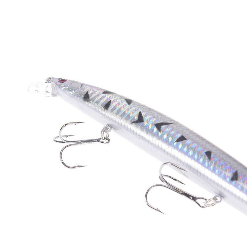 long minnow fishing lure plastic hard bait tackle basscrankbaits 18cm/7.08"26 TL